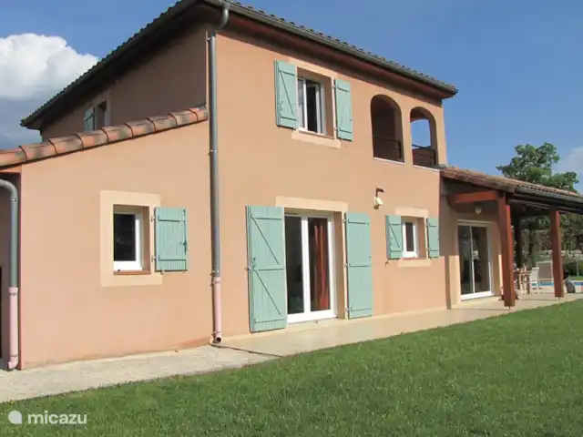 Villa Emeraude en Francia, Ardecha, Vallon-Pont-d'Arc - villa Villa Emeraude - parte trasera