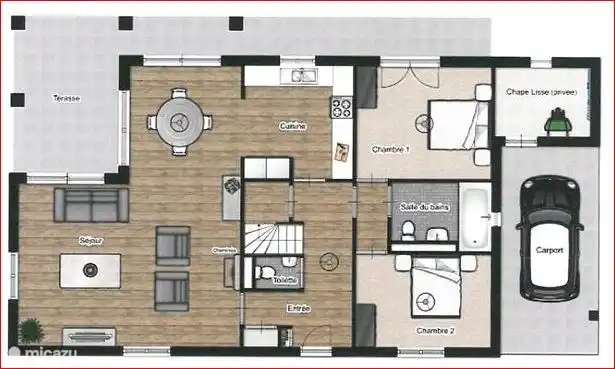 Villa Emeraude - benedenverdieping