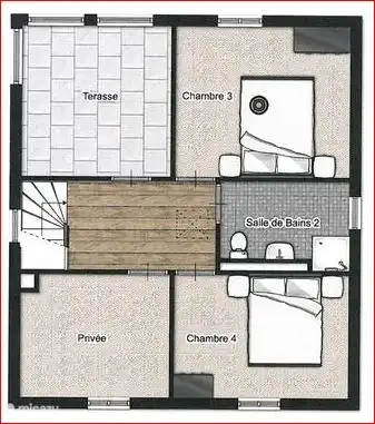 Villa Emeraude - Verdieping