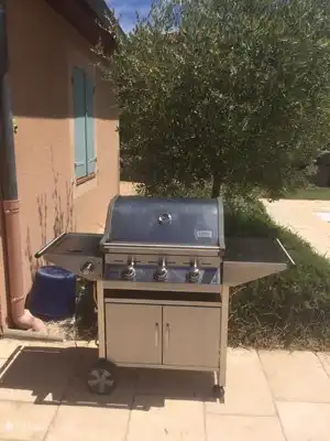 Buitenkeuken met gasBBQ