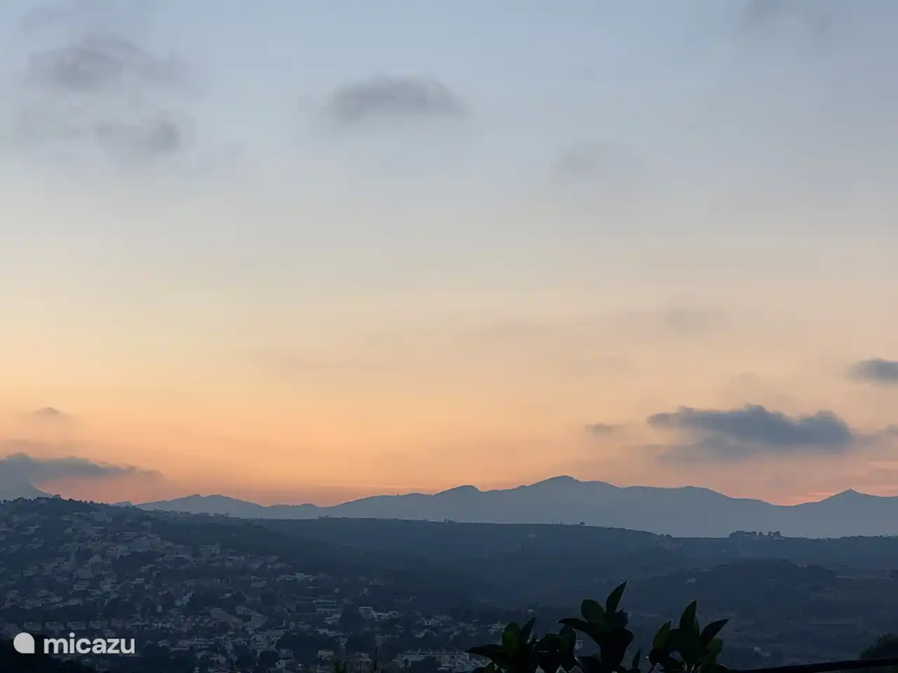 View to the West from the pool terrace