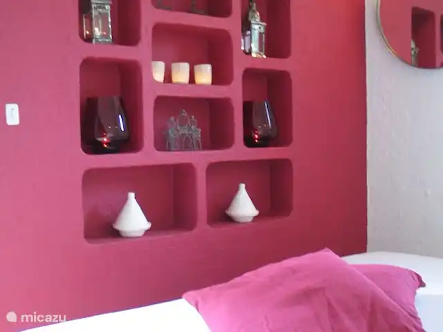 Villa Taboada | Espagne, Costa Dorada, L'Ametlla de Mar - villa Villa TABOADA Chambre avec un lit double au rez-de-chaussée dans la tour