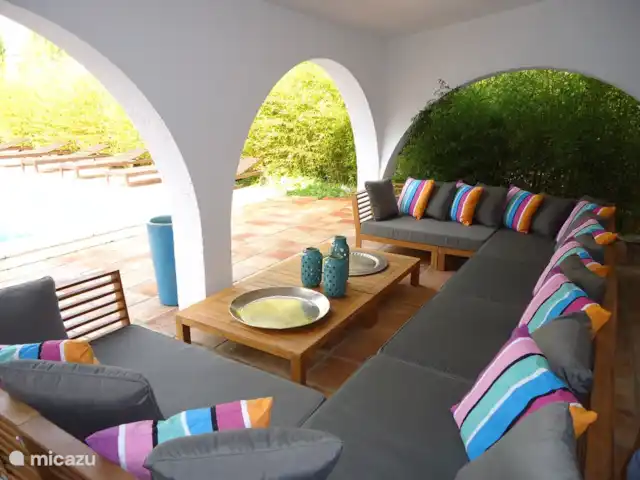 Villa Taboada | Espagne, Costa Dorada, L'Ametlla de Mar - villa Villa TABOADA Se détendre dans le salon donnant sur la piscine