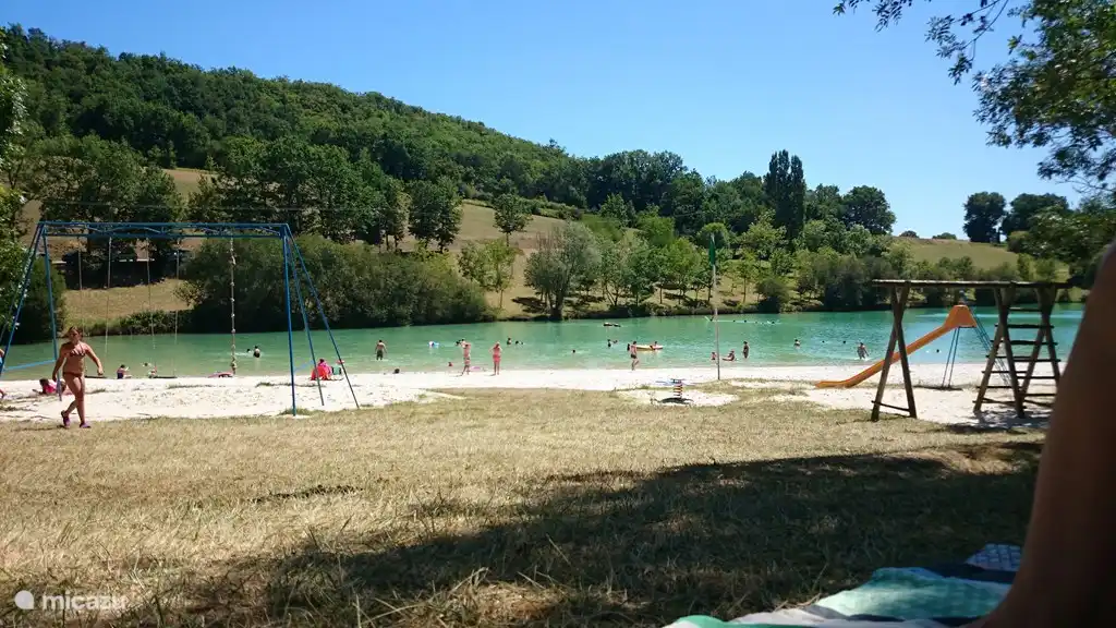der angenehme Freizeitsee von Montcuq