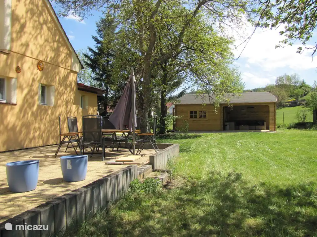 Lots of space and tranquility in the garden