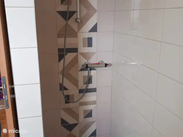 vakantiehuis huren in Tsjechië, Zuid-Bohemen, Hejna – Bila Ruze De inloop douche met thermostaatkraan