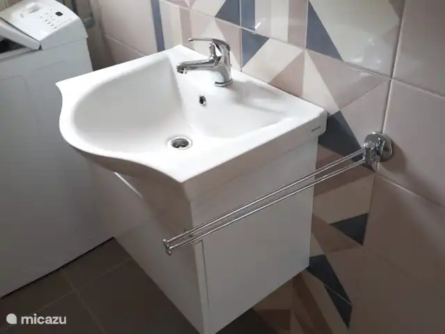 vakantiehuis huren in Tsjechië, Zuid-Bohemen, Hejna – Bila Ruze Wastafel in badkamer