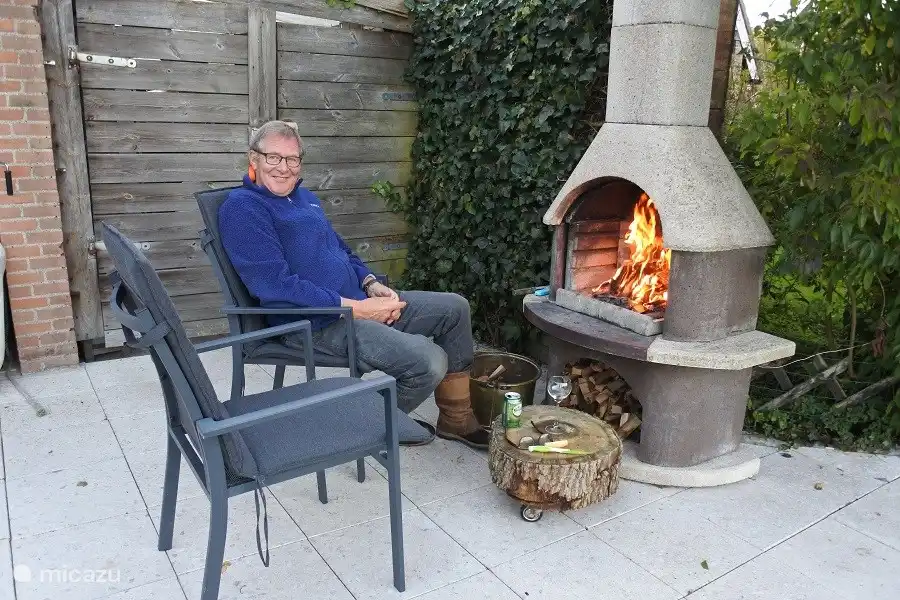 buitenhaard waar ook op gebarbecued kan worden