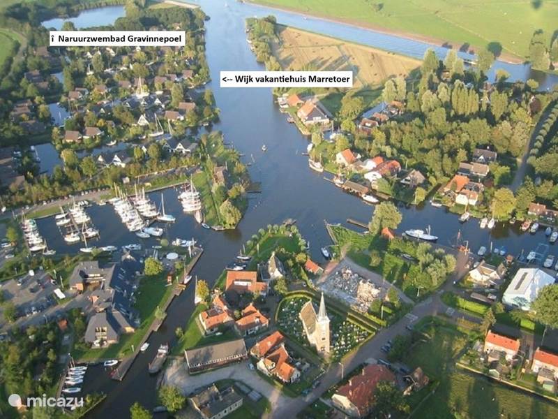 Casa vacacional Países Bajos, Frise, Uitwellingerga Casa vacacional Marretoer en el agua en Frisia
