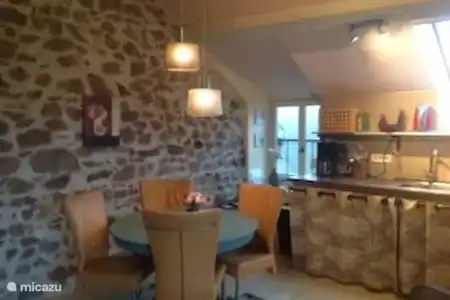Vakantiehuis Frankrijk, Nièvre, Ouroux-en-Morvan gîte / cottage Gite de l'Hermitage eethoek
