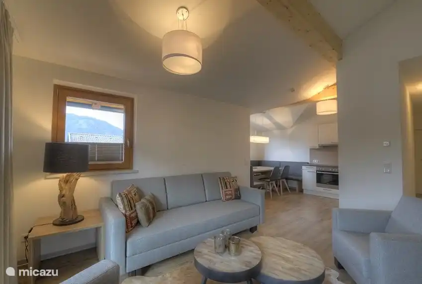 Wohnzimmer Penthouse Kaprun