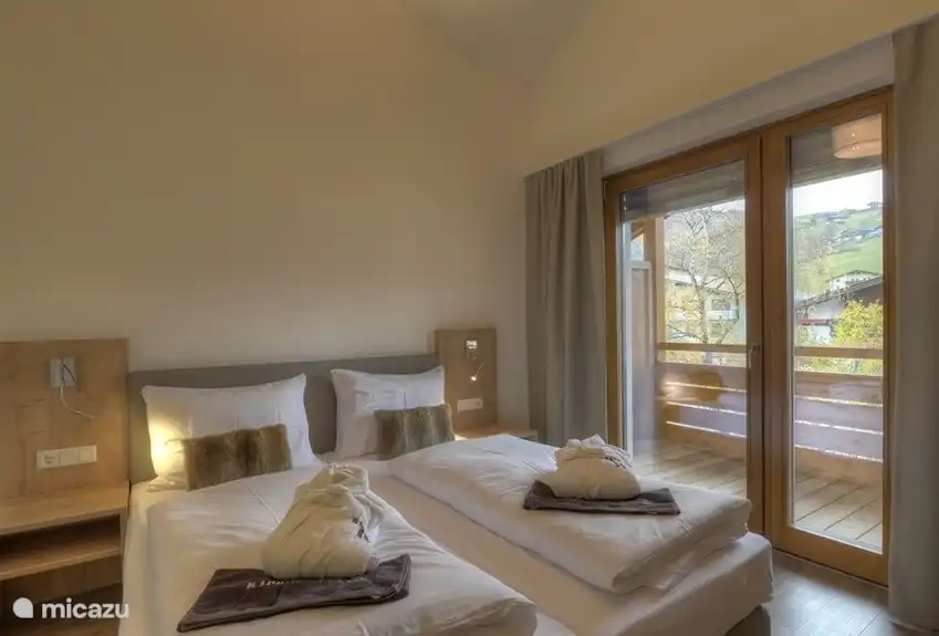 Master-Schlafzimmer Penthouse Kaprun.