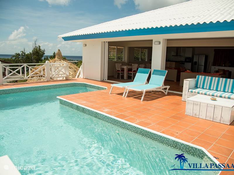 Vakantiehuis Curaçao, Banda Ariba (oost), Caracasbaai Bungalow Villa Passaat - geweldig uitzicht