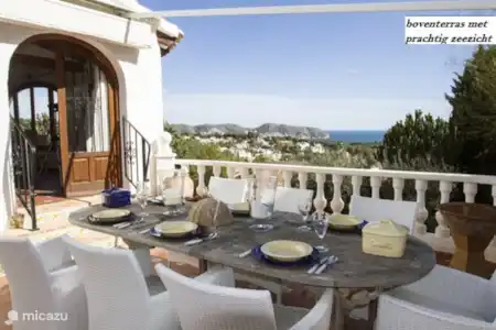 Vakantiehuis Spanje, Costa Blanca, Moraira villa Charmante vakantievilla met zeezicht terras