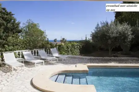 Vakantiehuis Spanje, Costa Blanca, Moraira villa Charmante vakantievilla met zeezicht Tuin