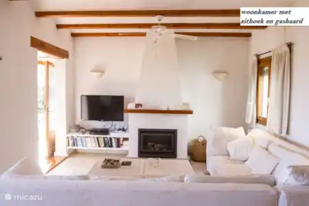Vakantiehuis Spanje, Costa Blanca, Moraira villa Charmante vakantievilla met zeezicht Woonkamer