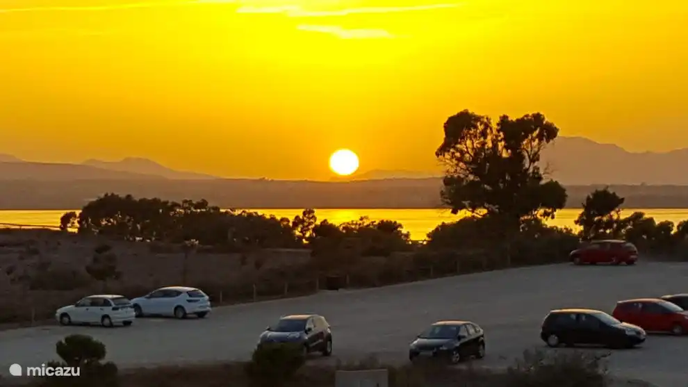 Sonnenuntergang an den Salzseen