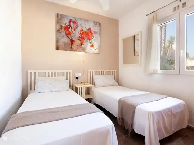 Villa Buena Vista | Espagne, Costa Blanca, Dénia - villa Chambre 3, avec configuration Kingsize combinée ou deux lits simples.