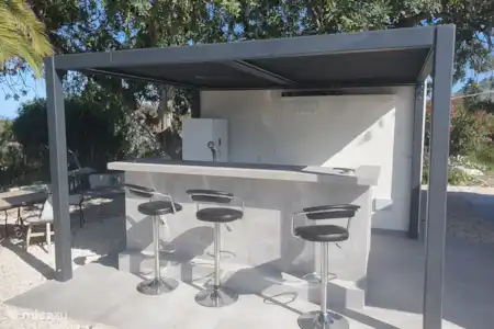 Bar extérieur et cuisine extérieure