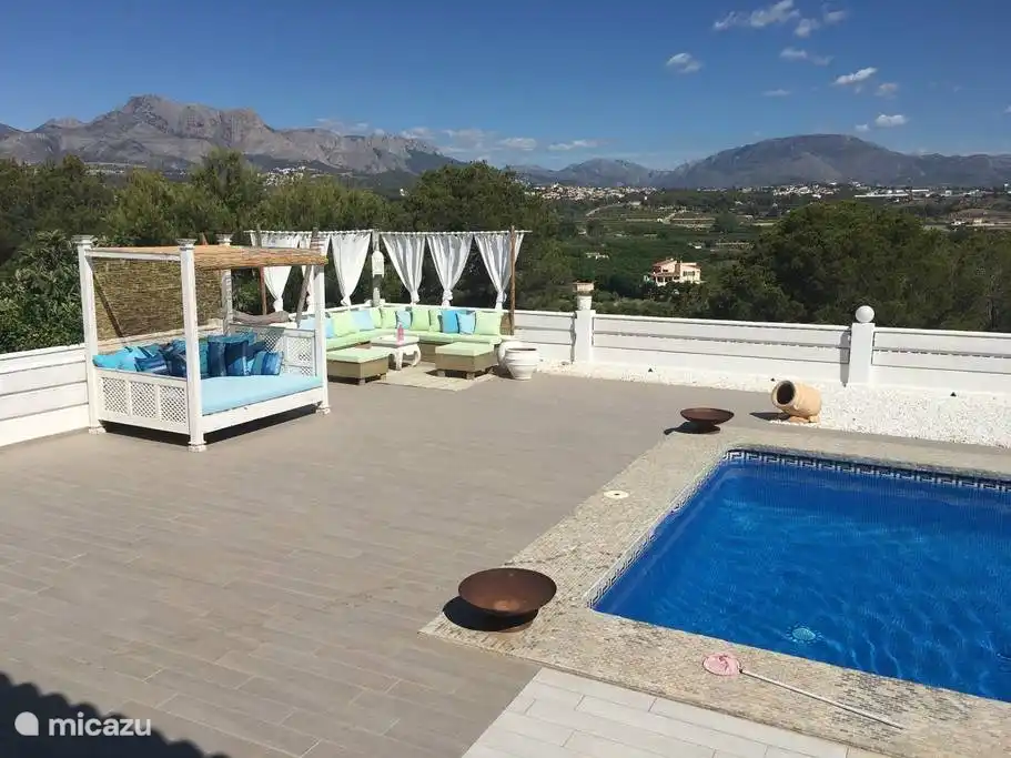 Faulenzen auf der Terrasse