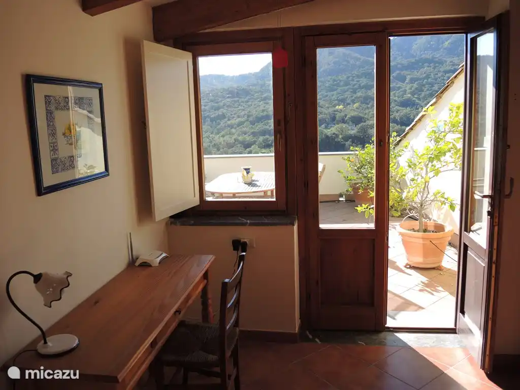 dormitorio en la azotea