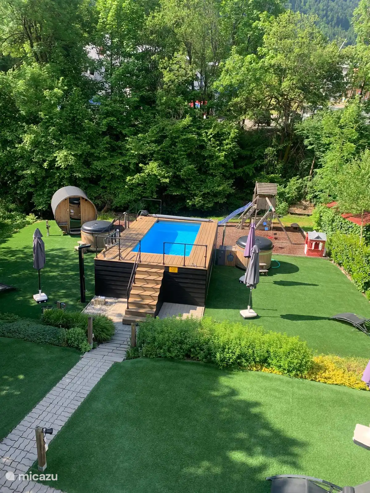 Haus GlückAuf 1&2,Sauna,Whirlpools,Pool in Österreich, Kärnten, Arnoldstein - Ferienhaus