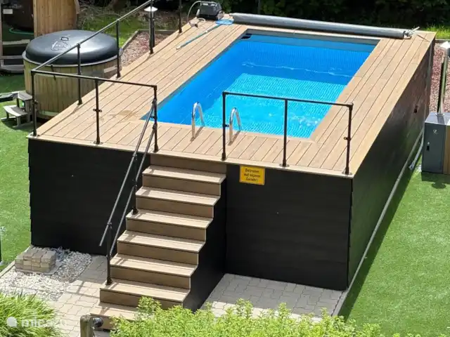 Haus GlückAuf 1&2,Sauna,Bains à remous,Piscine | Autriche, Carinthie, Arnoldstein - maison de vacances Piscine avec système moderne d’électrolyse et d’hydrolyse