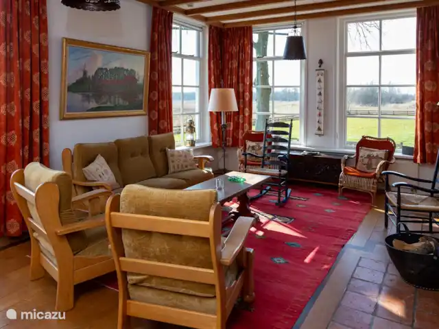 Île privée De Sayter | Pays-Bas, Frise, Eernewoude - ferme Salon