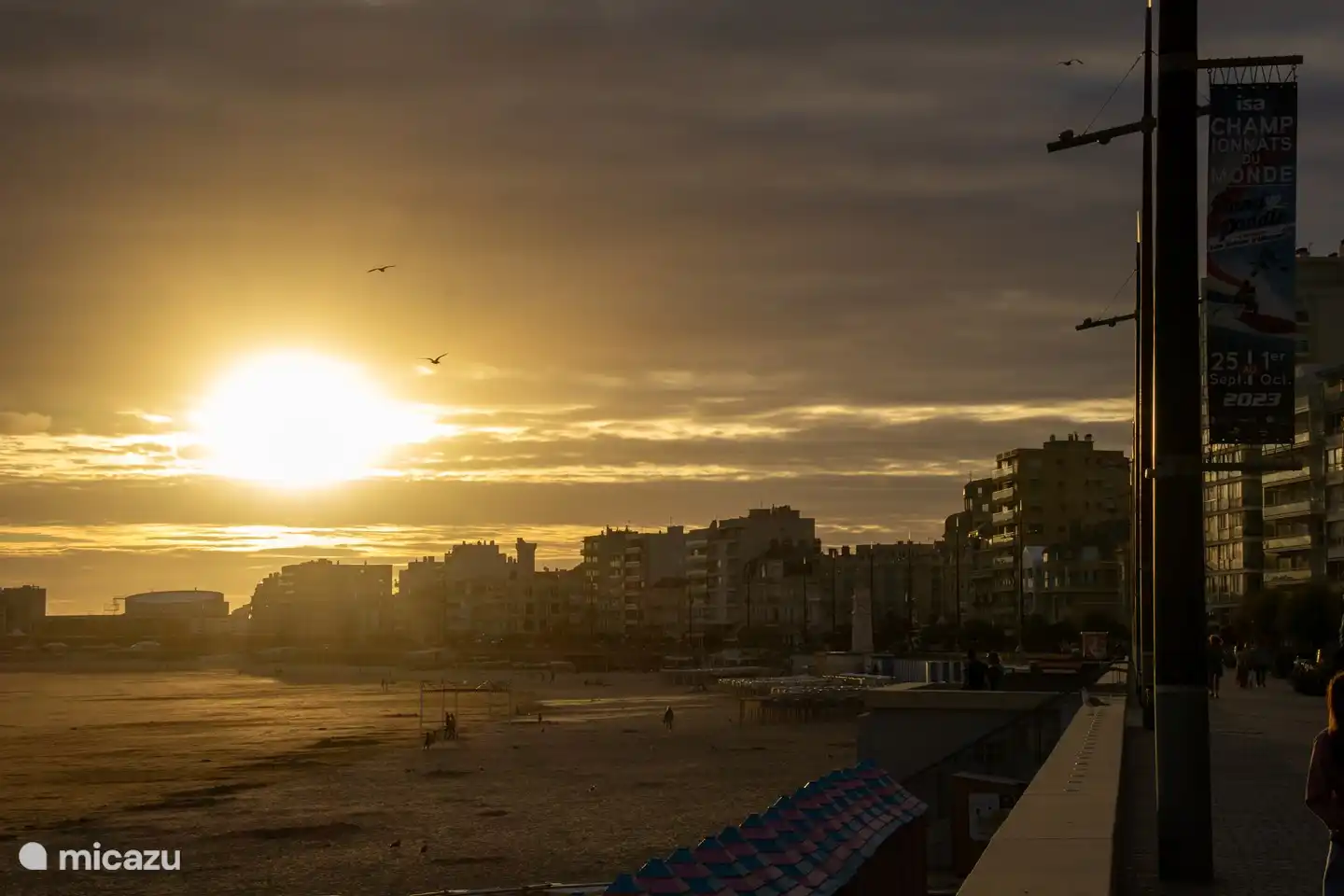 soirée soleil baie Les Sables