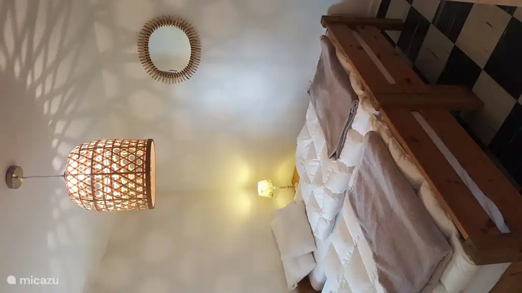 Schlafzimmer, wo man wunderbar durch die ruhige Umgebung schlafen ...