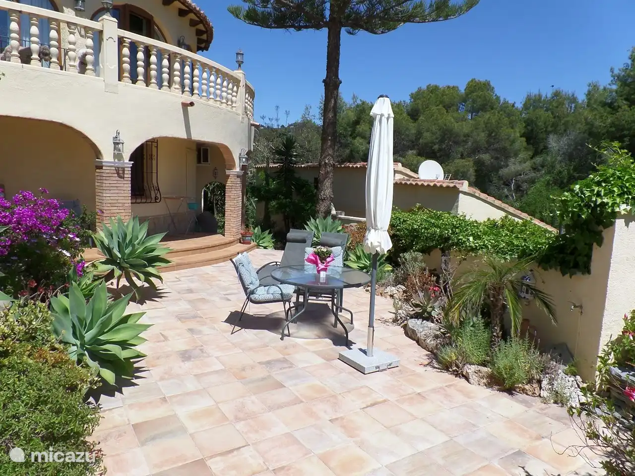 Terrasse und Garten Wohnung Sorolla