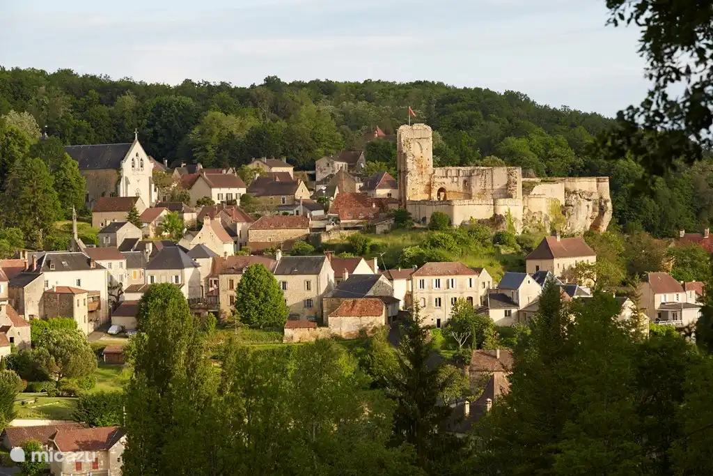 The view of the local village.