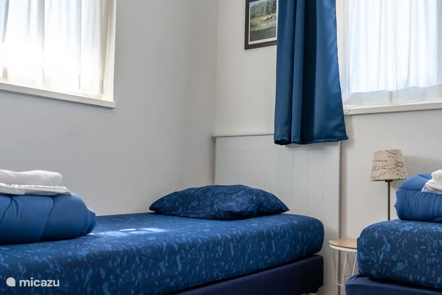 Schlafzimmer mit 2 Einzelbetten im Erdgeschoss