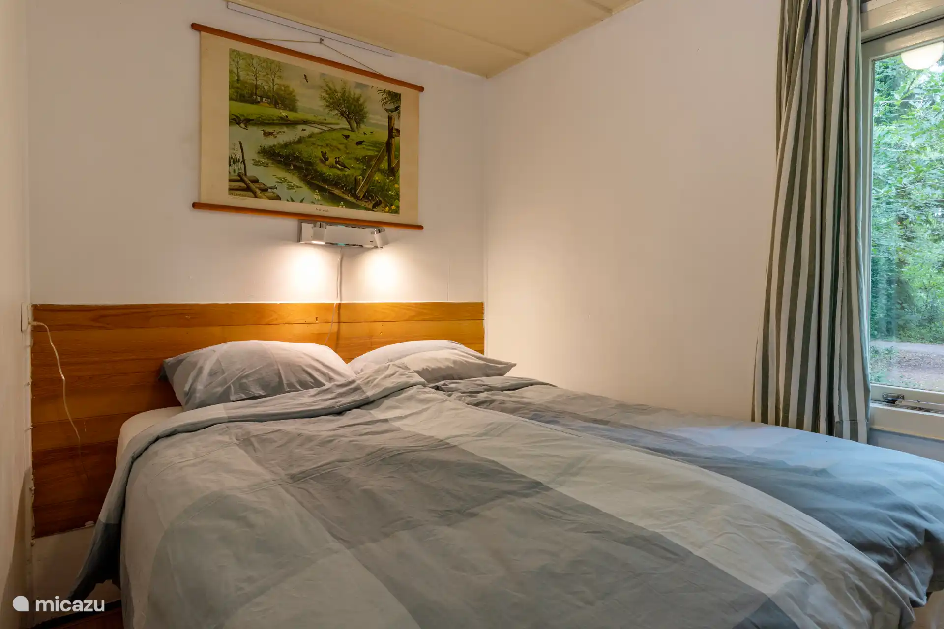 Zweites Schlafzimmer mit Doppelbett