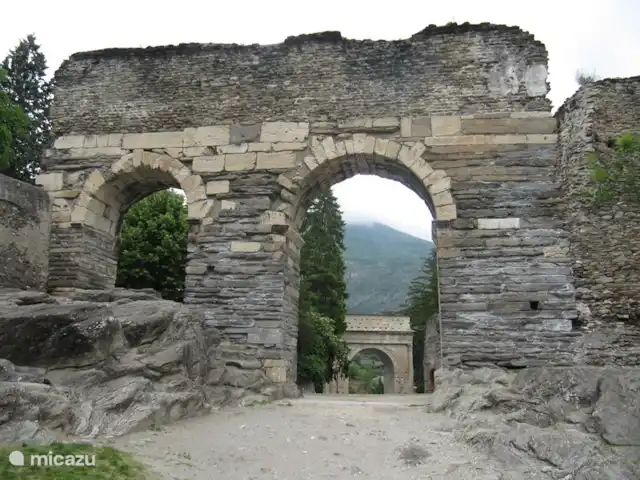 Casa Avventura in Italy, Piedmont, Almese - terraced house Roman buildings in Susa