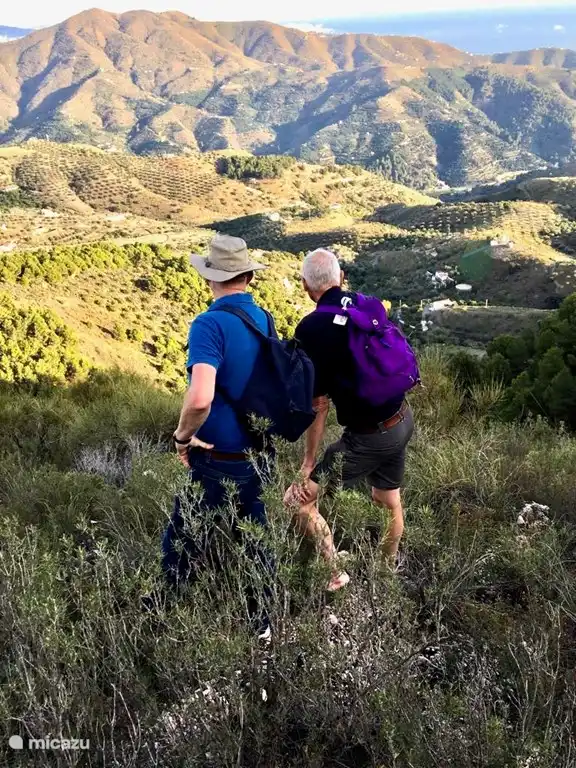 En marchant depuis la porte