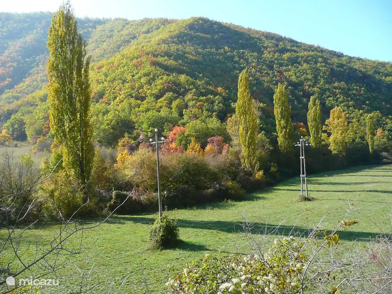 Die Valnerina in der Nachmittagssonne.