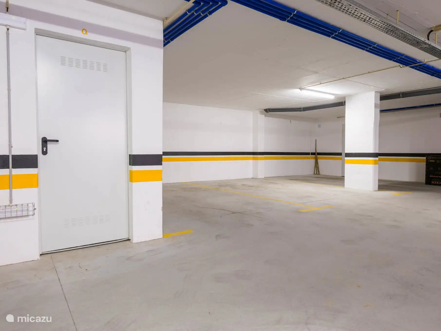 Parking space in the garage