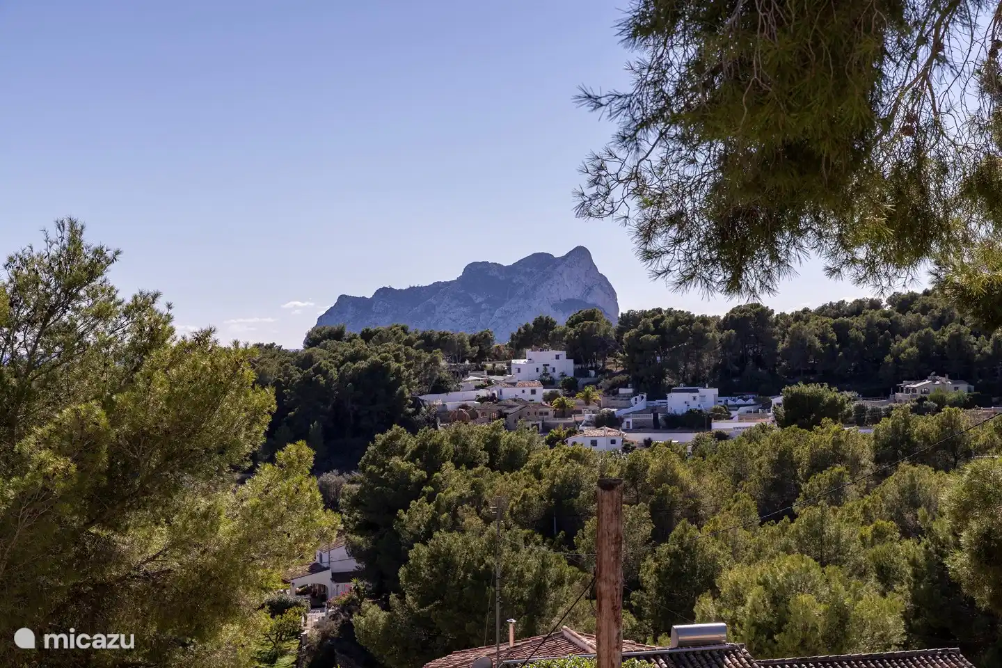 vista desde la terraza cubierta