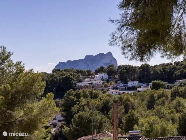 Location de Vacances Espagne, Costa Blanca, Benissa, villa - Villa La Bohême vue de la terrasse couverte