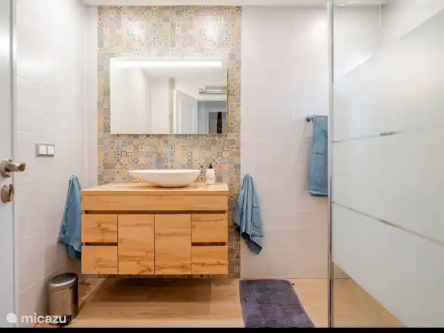 Location de Vacances Portugal, Algarve, Albufeira, appartement - Appartement luxueux sur un complexe de golf Salle de bain 2 avec douche à l’italienne