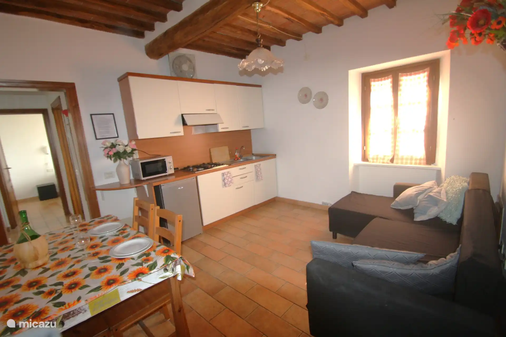 Canapé-lit dans le salon