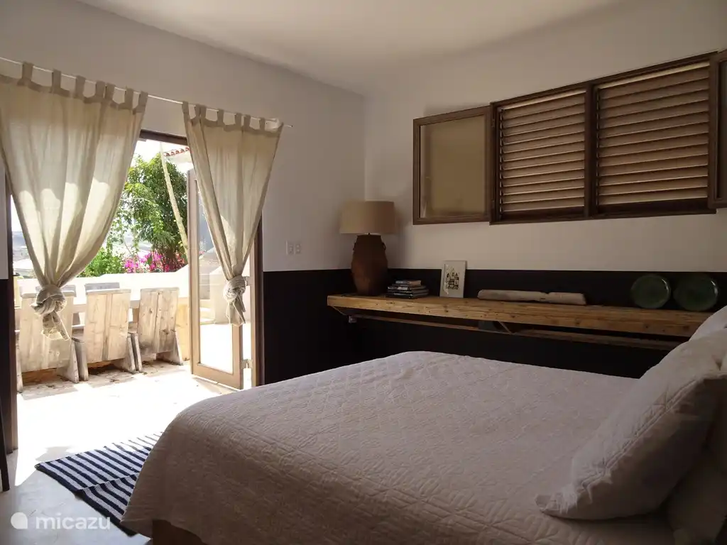 room with a mountain view