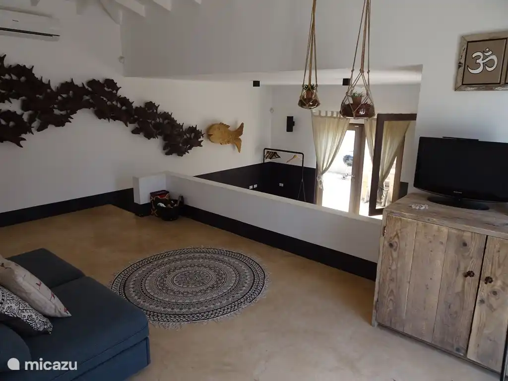 split level studio family room