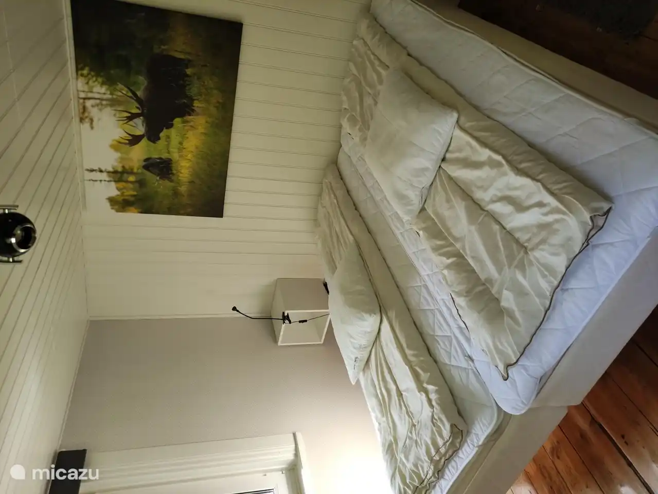 Schlafzimmer im Erdgeschoss, 2 Betten von 90 x 200