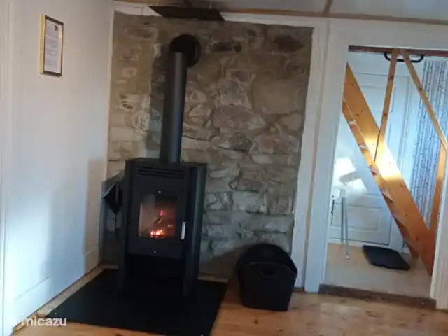 Ljusadal | Suède, Småland, Tingsryd - maison de vacances Poêle à bois dans le salon