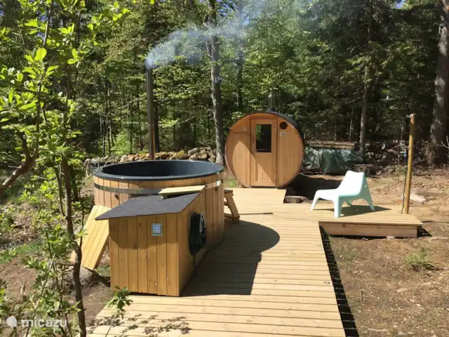 Ljusadal | Suède, Småland, Tingsryd - maison de vacances Sauna privé, bain à remous, vestiaire...40€ par personne/séjour, à régler sur place. Bain à remous non disponible du 1/12 au 1/03