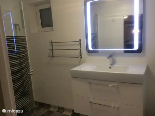Ljusadal | Suède, Småland, Tingsryd - maison de vacances Salle de bain avec chauffage au sol, douche