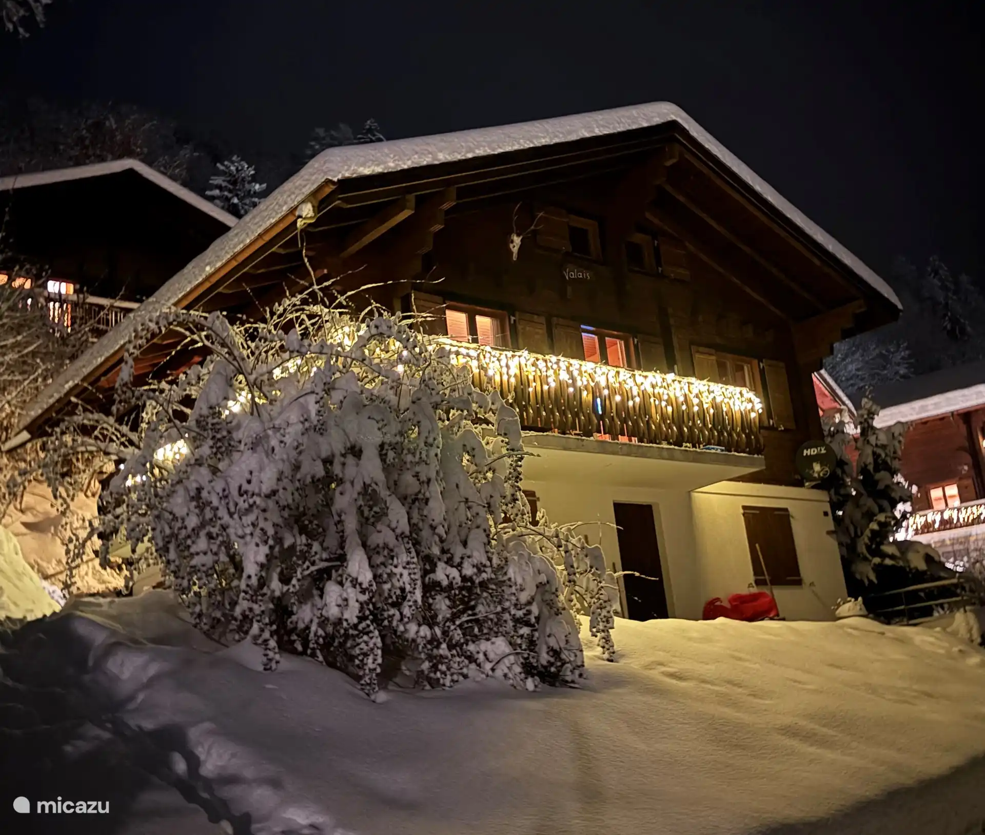 Chalet en ambiente navideño