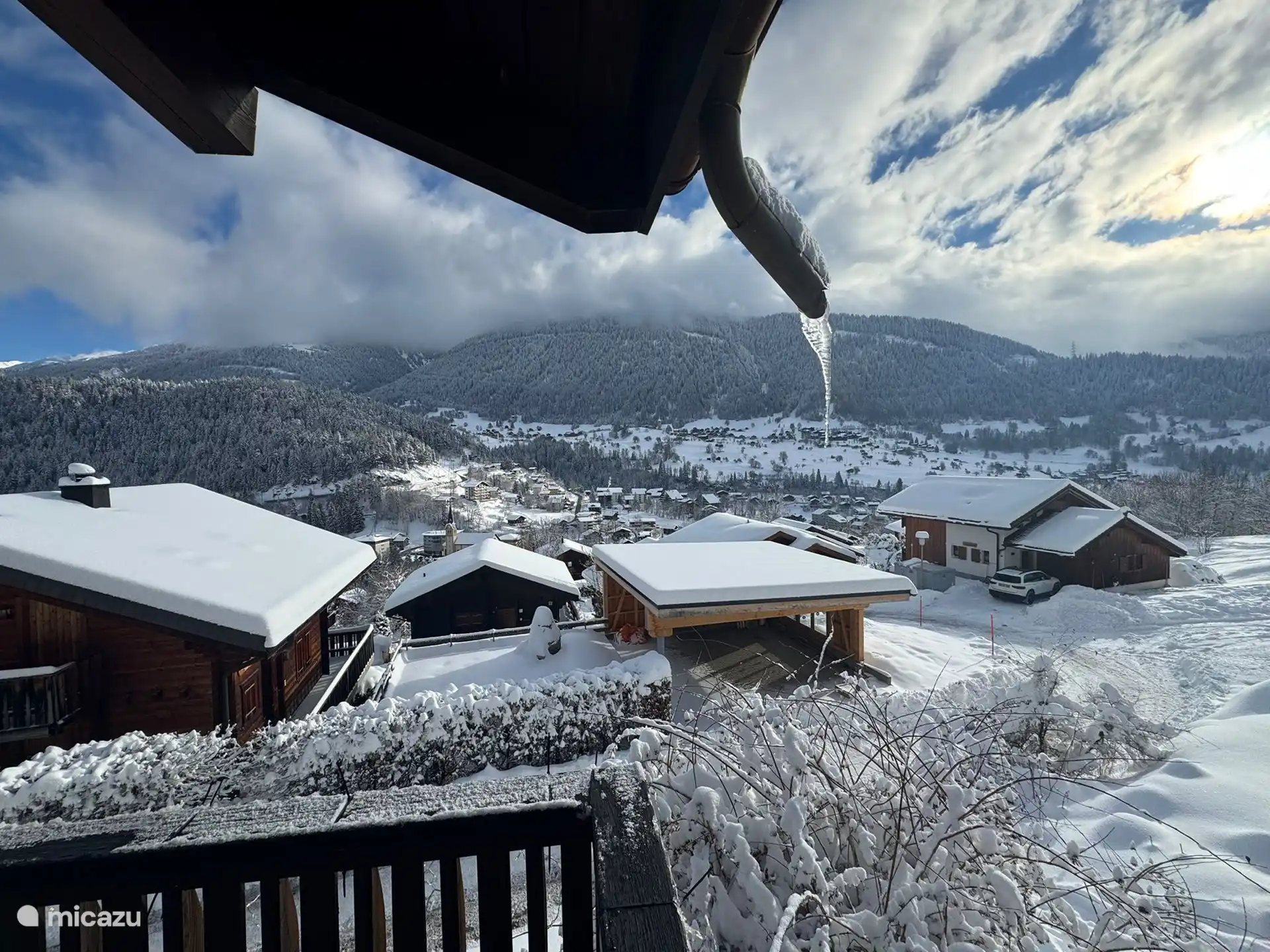 Vista desde el balcón de Ernen